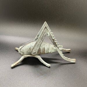 Vintage Patina Metal Cricket